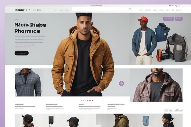 Photo woocommerce website product landing page display page ecommerce website