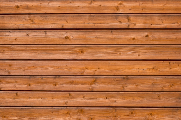 Wood background. Horizontal boards with knots