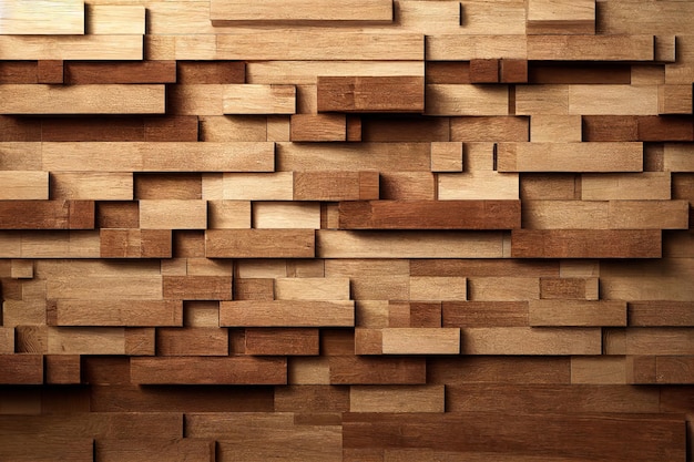 Wood background or texture 3D rendering raster illustration