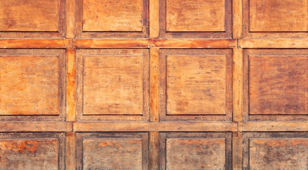 Wood brown door blank background texture