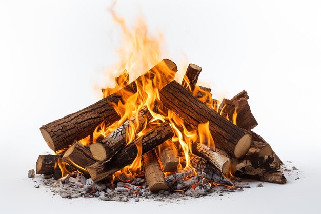 wood_campfire_fire_flames_white_Background_hiperreali_