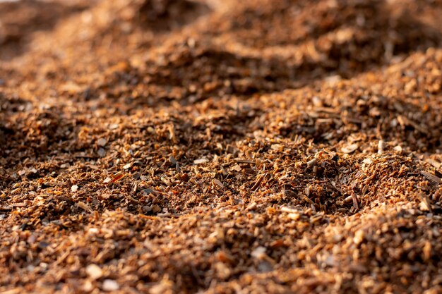 Wood chips obtained from the manufacturing industry.