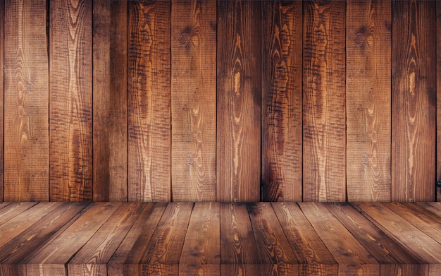 wood display with background