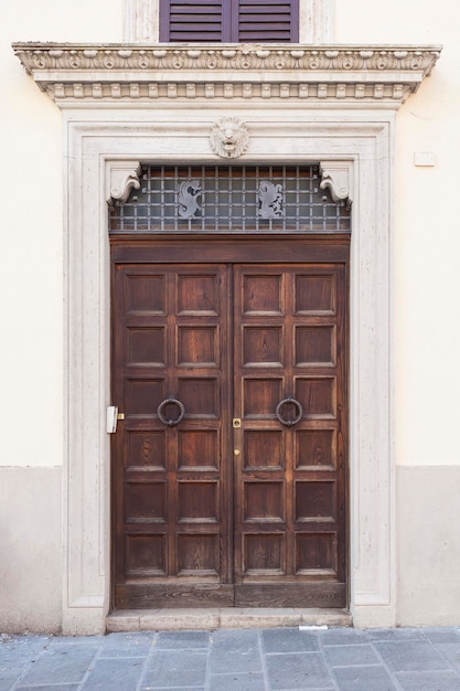 Wood door