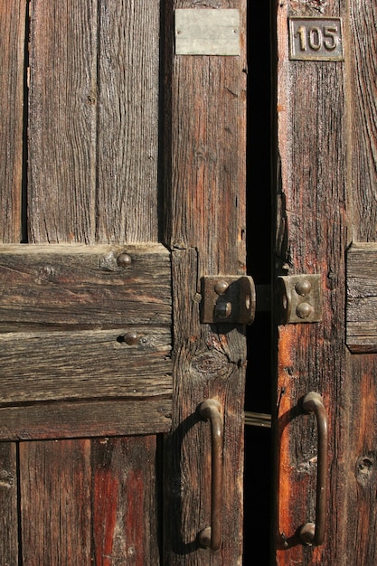 Photo wood door