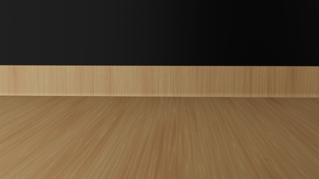 Photo wood floor and wall as background