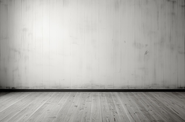 wood floor with white wall background