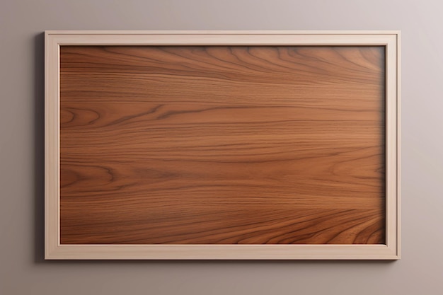 Wood grain picture frame template