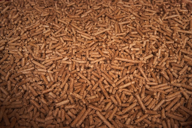 Wood pellet macro Renewable and sustainable fuel