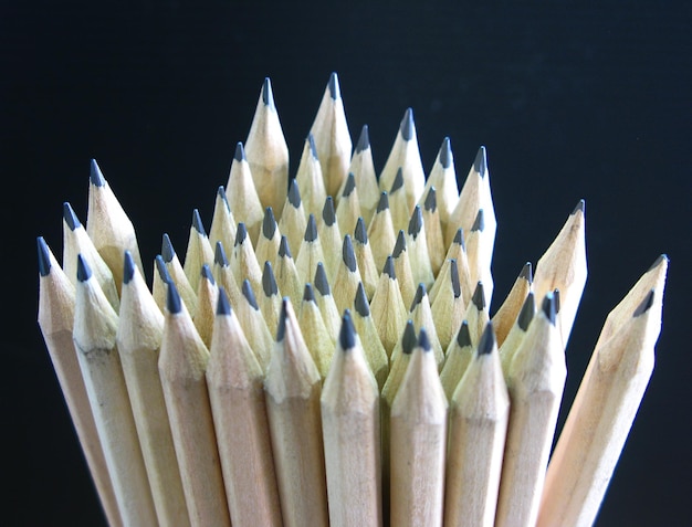 木製鉛筆静止学校アート