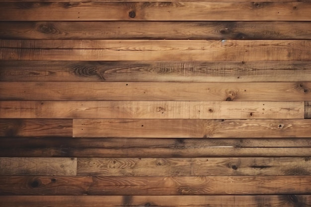 Wood plank brown texture background Generative AI