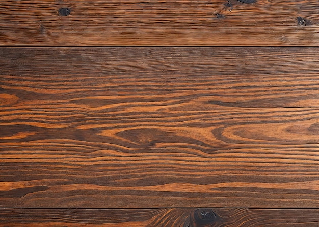 A wood table with a dark brown stain.