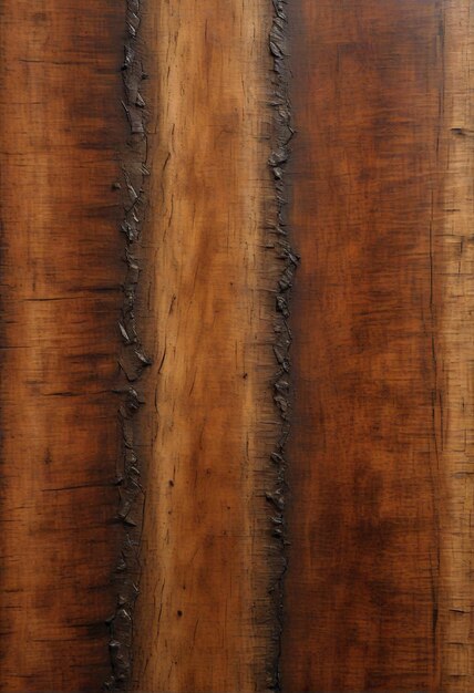 Photo wood texture background wallpaper pattern effect a piece of wood with a brown stain