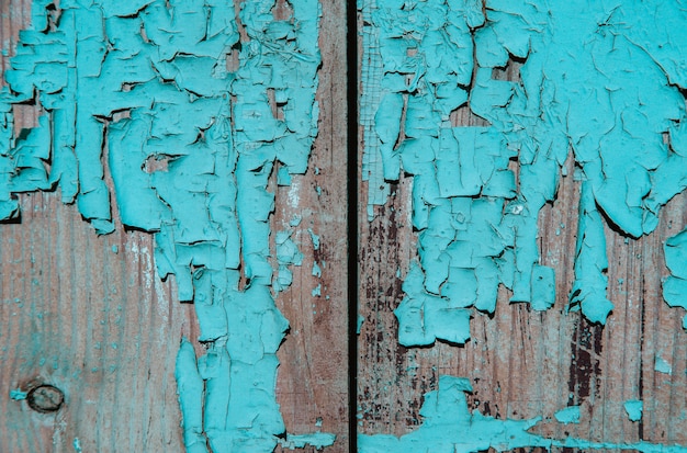 Wood texture with peeling paint