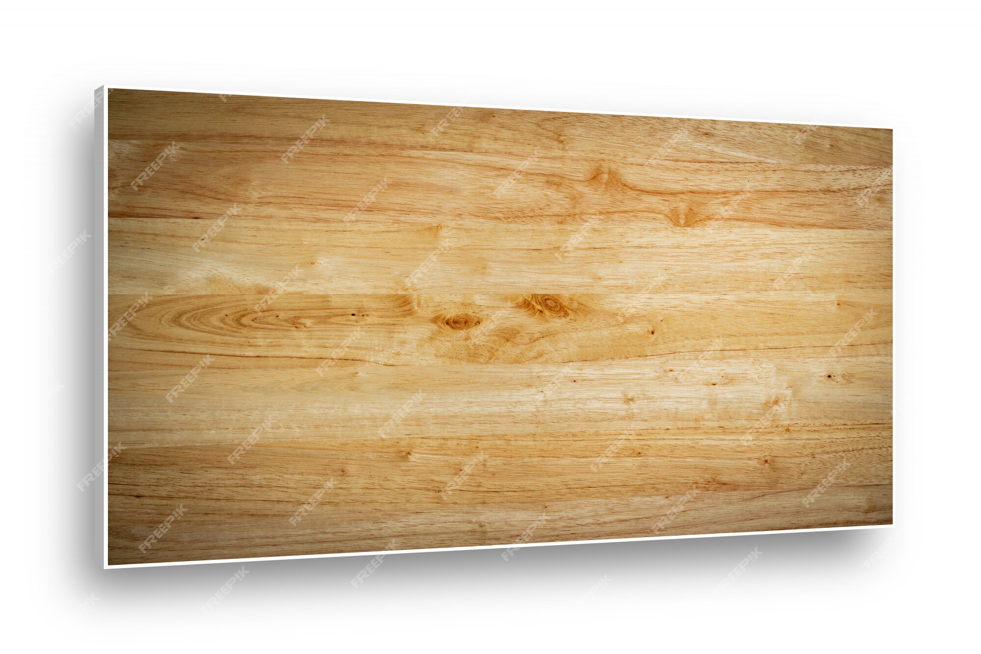 Premium Photo  Wood plank board on wooden table.