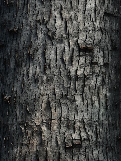 Wood Tree Vertical Texture Background AI Generated