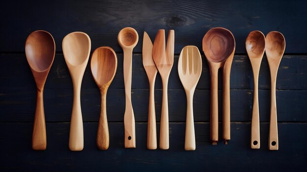 Wood utensils