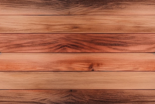 A wood wall with dark brown and red wood.