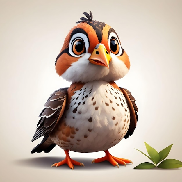 Photo woodcock bird illustration ai generative