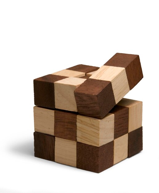 wooden 3D puzzle