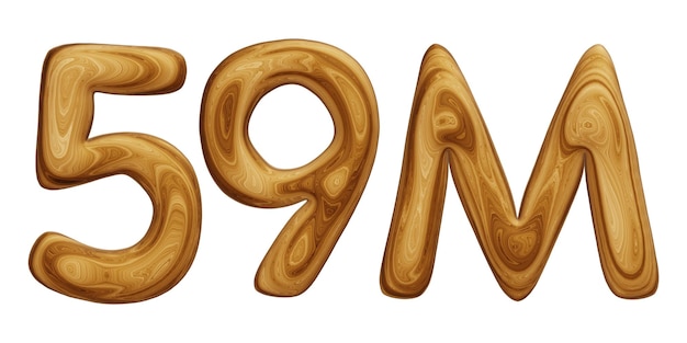 Wooden 59m for followers and subscribers celebration