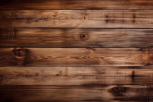 Wooden Background Ai generative