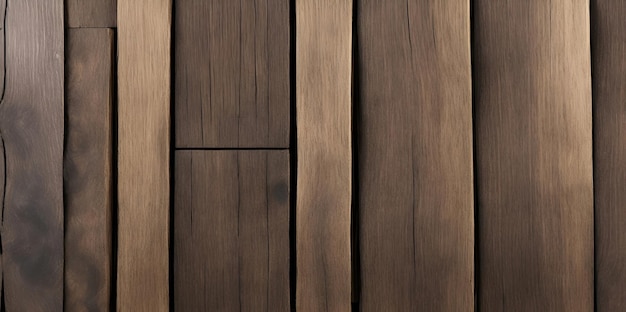 Wooden background from boards of different widths