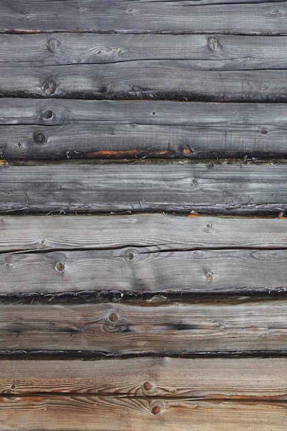 Wooden background Old shabby boards Scratched wooden wall