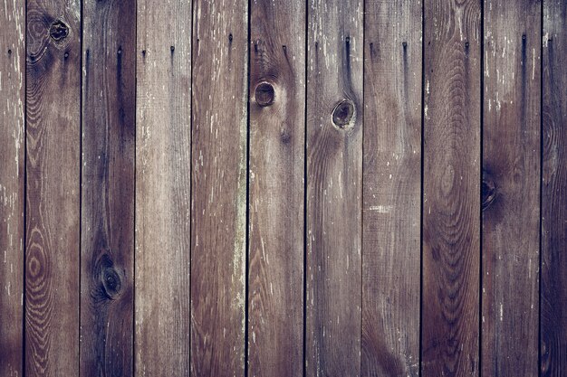 Wooden background, old worn boards in grunge style