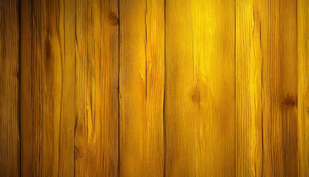 Wooden background painted in yellow color