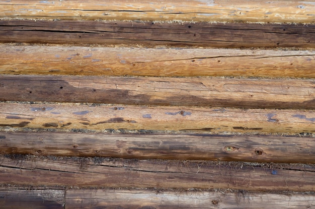 Wooden background wall of old peasnat house