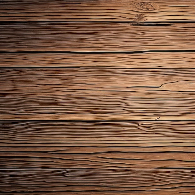 Деревянный фон с коричневой текстурой, созданной древесными волокнами.