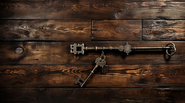 wooden background with old wooden boards