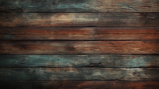 Wooden background with rustic effect