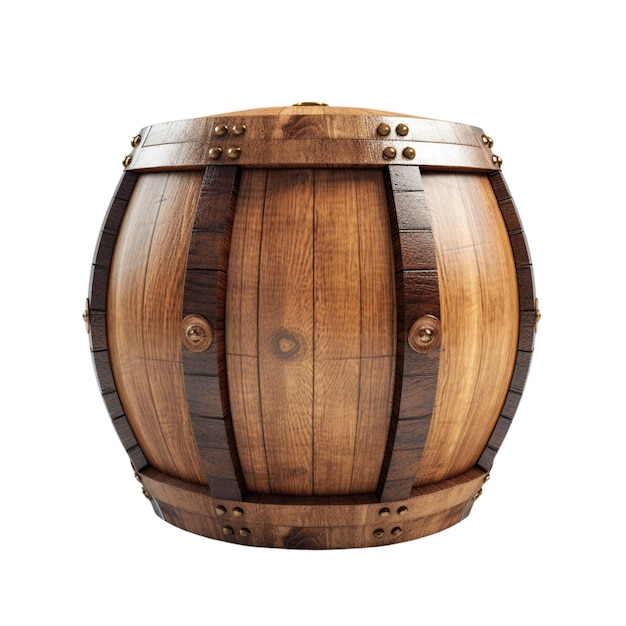 wooden barrel