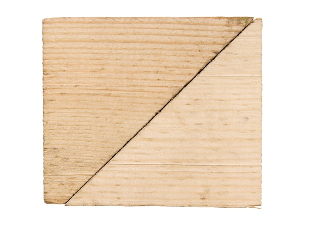 Wooden block cutting