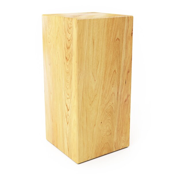 Геометрическая форма деревянного блока