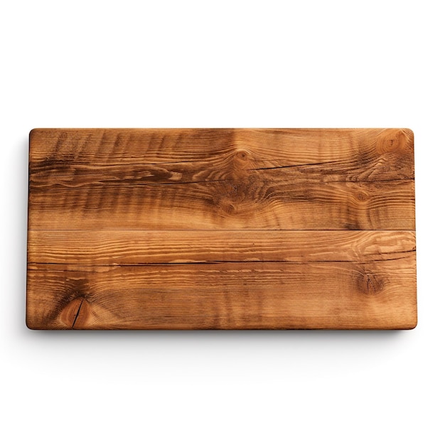 Photo wooden board isolated on white background