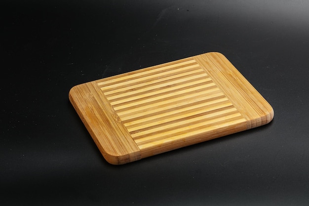 Wooden board for kitchen isolated