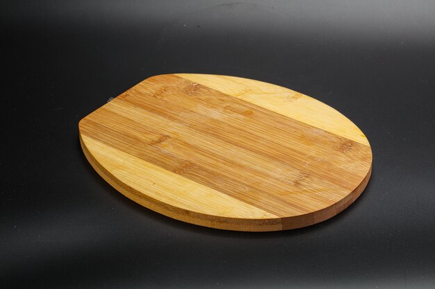 Wooden board for kitchen isolated