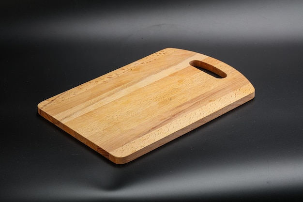 Wooden board for kitchen isolated