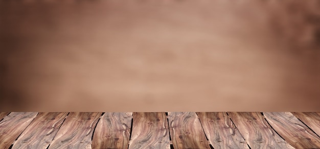 wooden board with blurred background