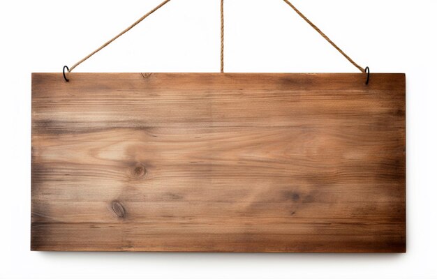 wooden board with white background