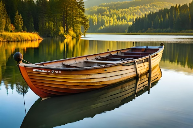 деревянная лодка с надписью «овсянка» на борту.