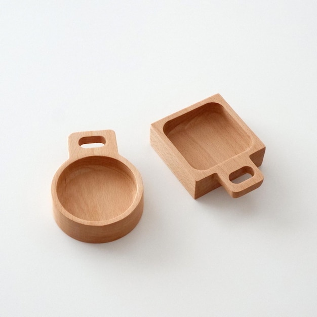 a wooden bowl and a cup are made by wood