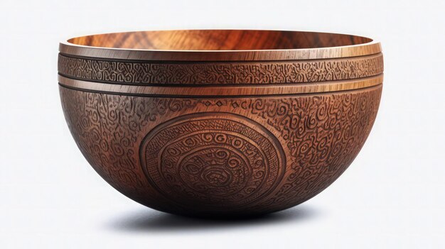 A wooden bowl