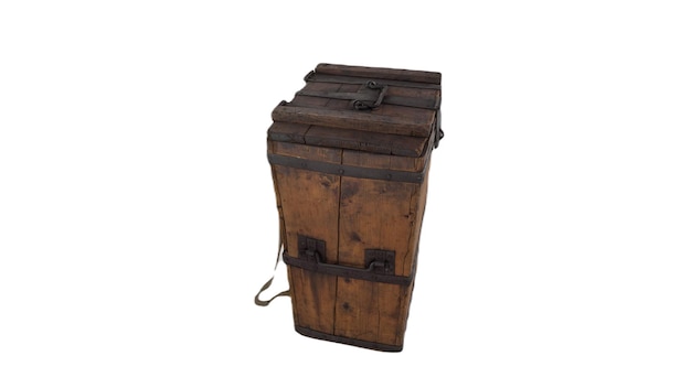 A wooden box from the company of the british army.