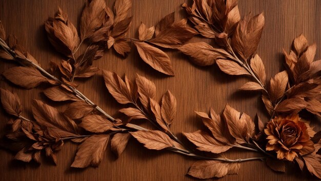 wooden carving of flowers background