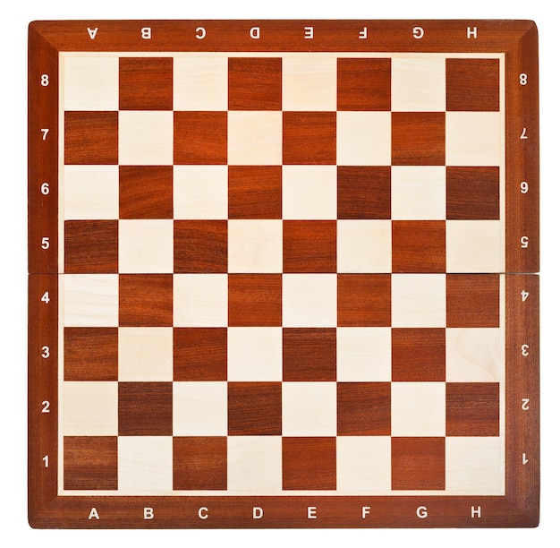 Wooden chess board