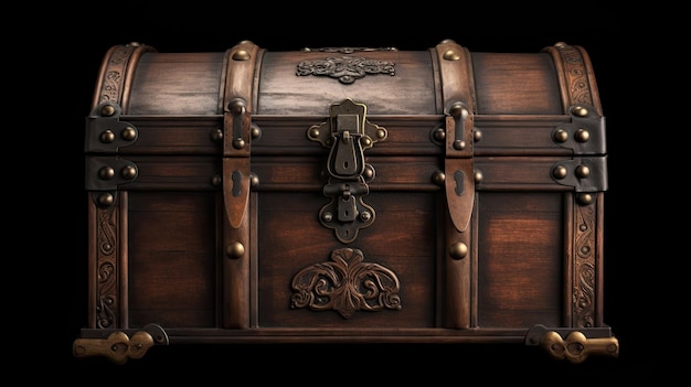 a wooden chest of drawers